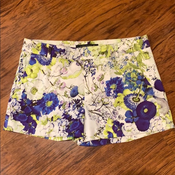 Zara Vibrant Floral Shorts size M - like new - Picture 3 of 8